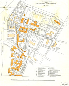 Lasarettsområdet 1929, Lasarettet i Lund
